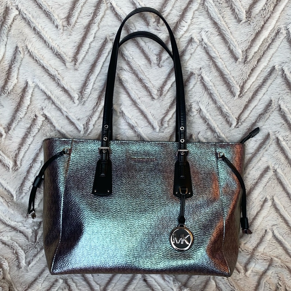 Like new Michael Kors iridescent hologram purse!